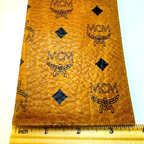 MCM Long Wallet Passport Holder Cognac Visetos Germany Authentic Vintage MCM - Picture 12 of 14